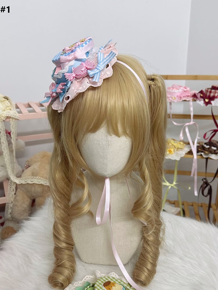 Sweet Candy Box Lolita Color Options 7 Shaped Mini Hat