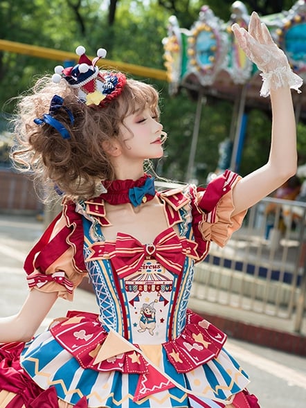 5 Choker Bowknot Color Sweet Lolita Options