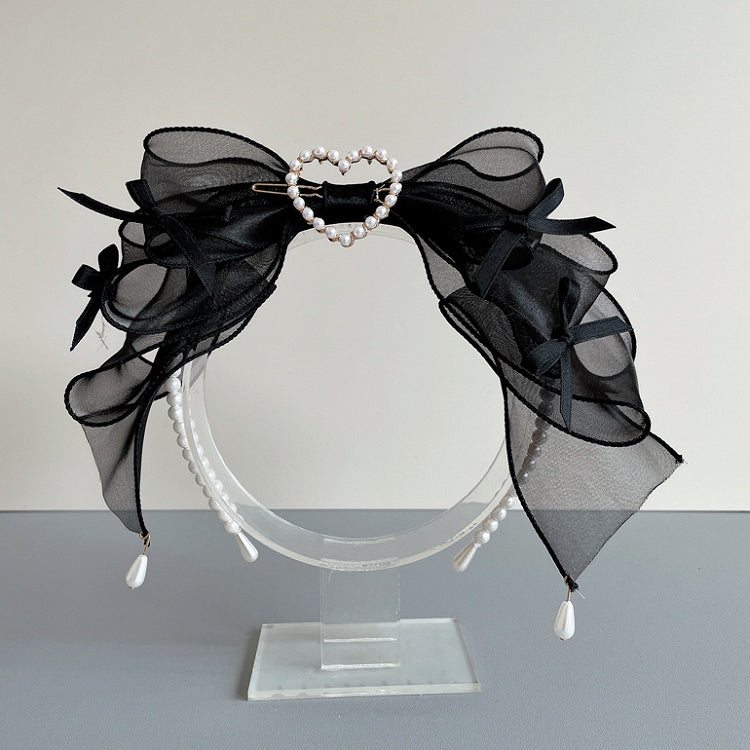 mit Drop Heart Options KC – Bead Large Lolita Color 6 und Center Accents Bow Tulle