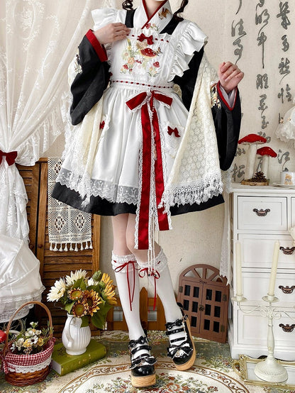 Shawl Lace Creamy Daisy