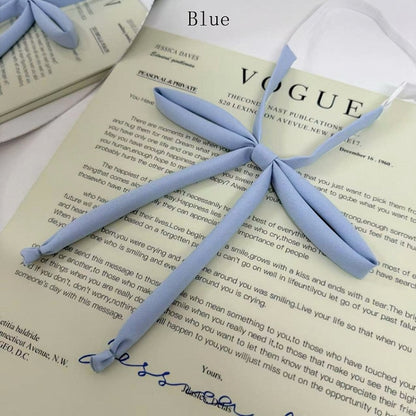 9 Options Matte Color Uniform Tie JK Bow