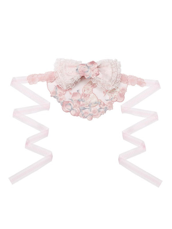 Sweet Rabbit Theme Lolita Apron - Yimu Walnut