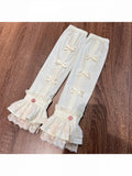 Ivory Lolita Detachable Sleeves with Lace Accents - Sweet Dream Box