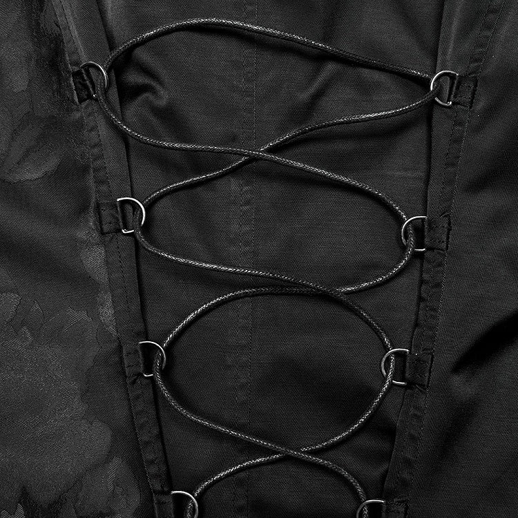 Black Men's Dark Goth Asymmetric Night Vest