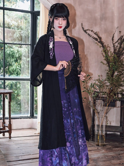 Chinese-Style Purple Camisole Top - Quirky Hut