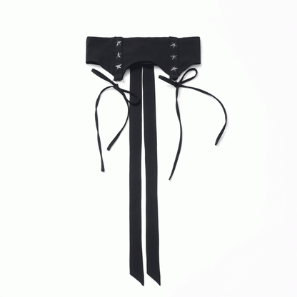 Korsettdetails Gürtel Dusty Stud Star Blau/Schwarz