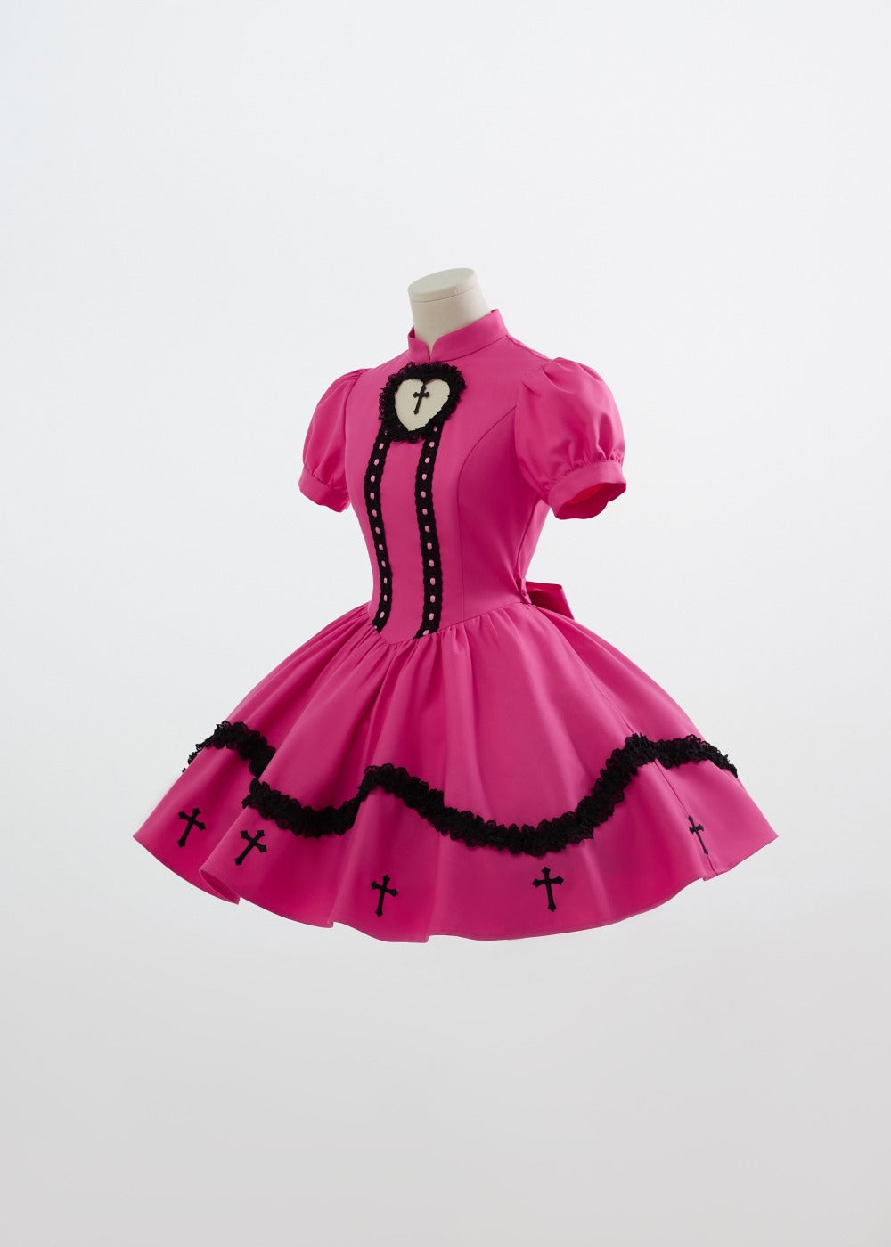 Subkultur Lolita Kleid Y2K Cross
