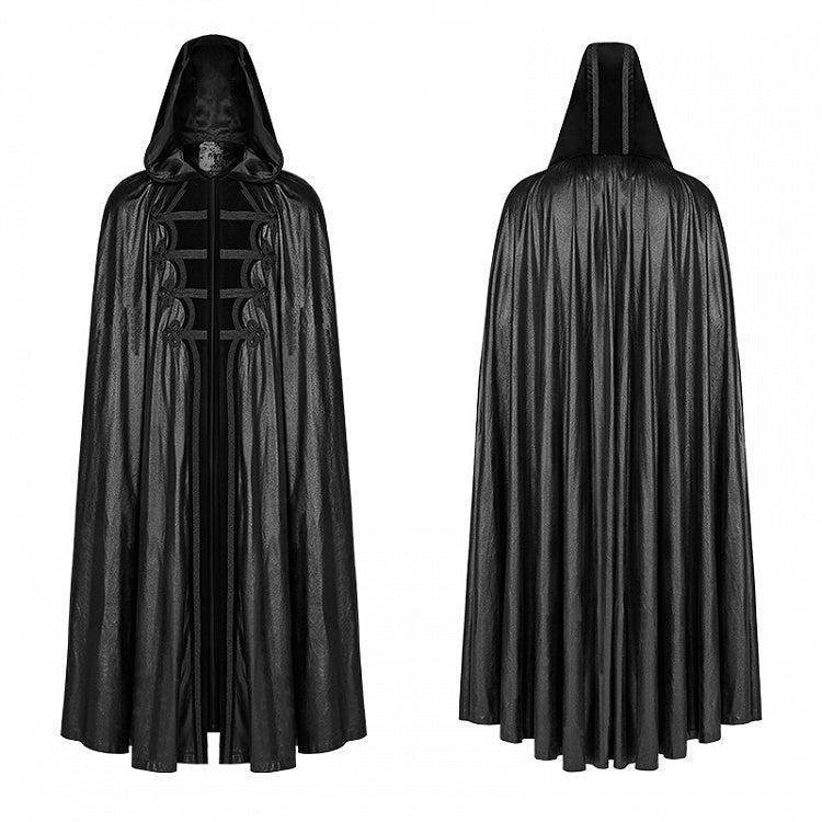 Mystic Men's Gothic Retro Black Cloak