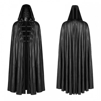 Mystic Men's Gothic Retro Black Cloak