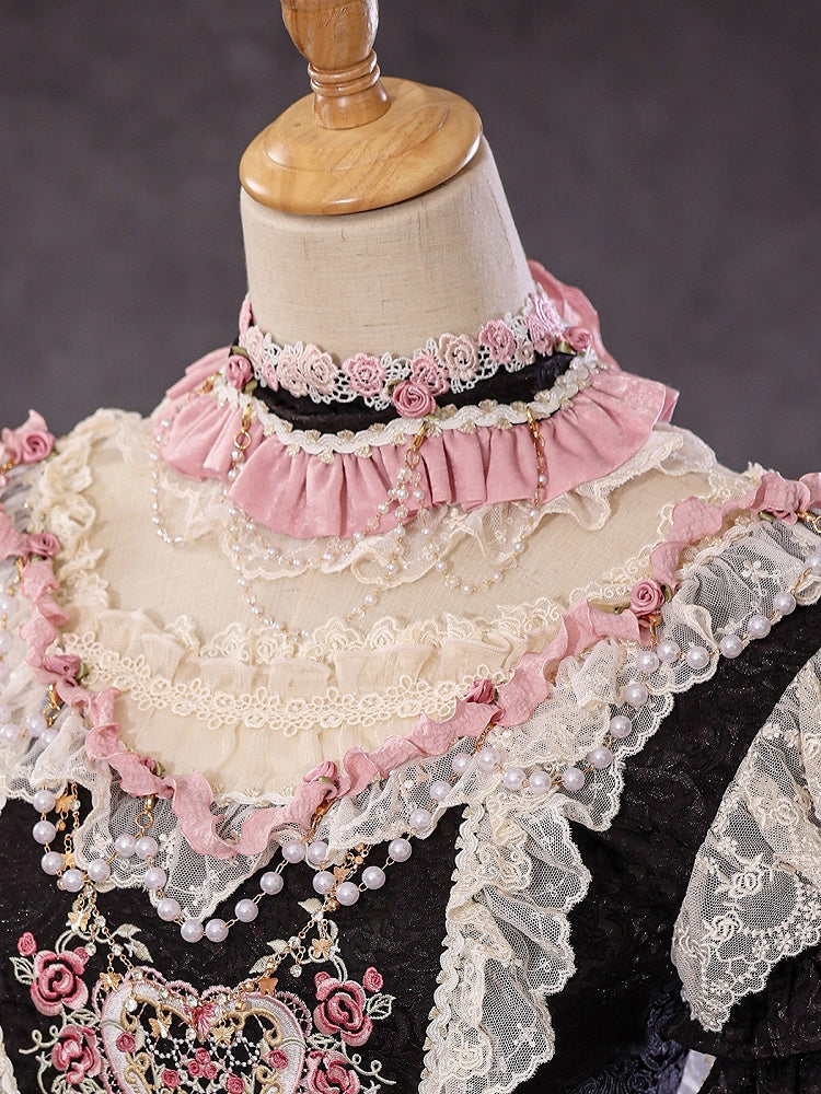 Rosa / Rot / Schwarz / Grün / Grau / Beige / Blau Choker