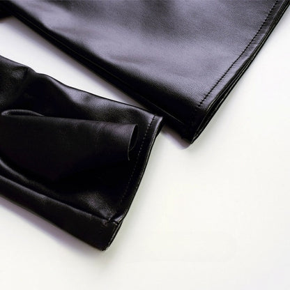 Sleeves Black Cyberpunk PU