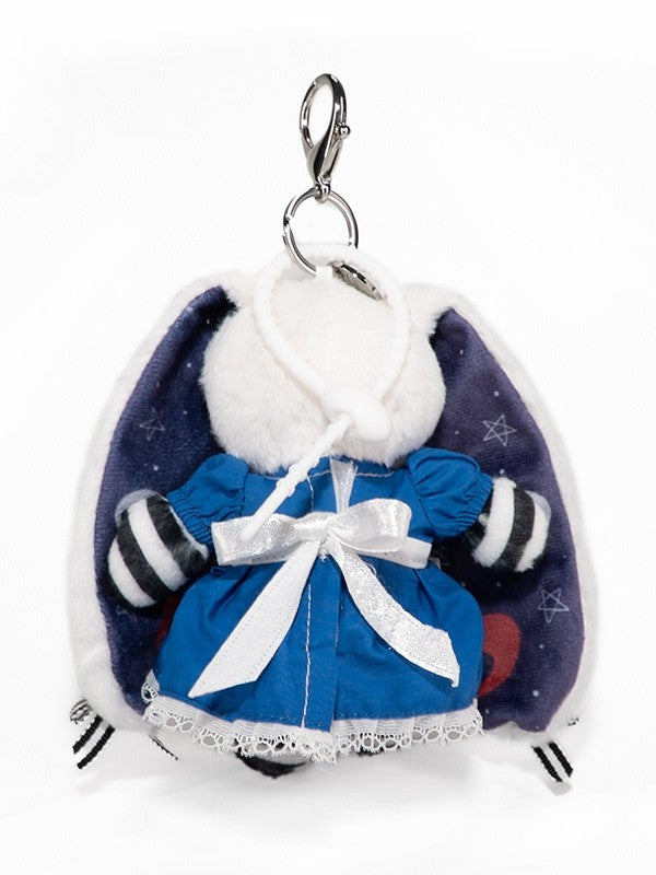 Guro Embellishments Rabbit Scar Kawaii - White Blue Keychain