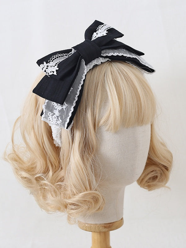 Off Center 10 Multi-Layer Graceful Lolita KC Colors Lace - Bowknot