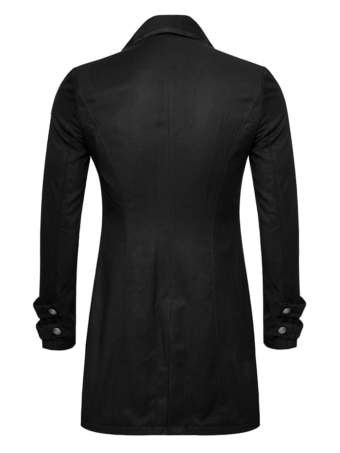 Black Jacket Fake Steampunk Two-pieces Gentleman