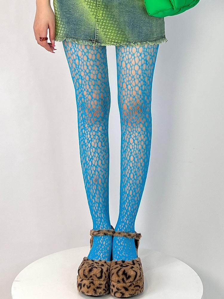 6 Design Y2K Cut-out Options Color Tights