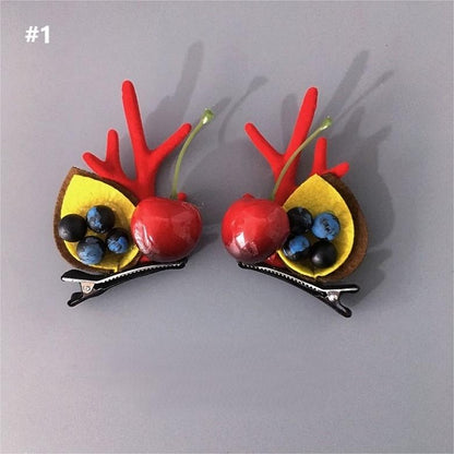 Hairclips 6 Ear Options Deer