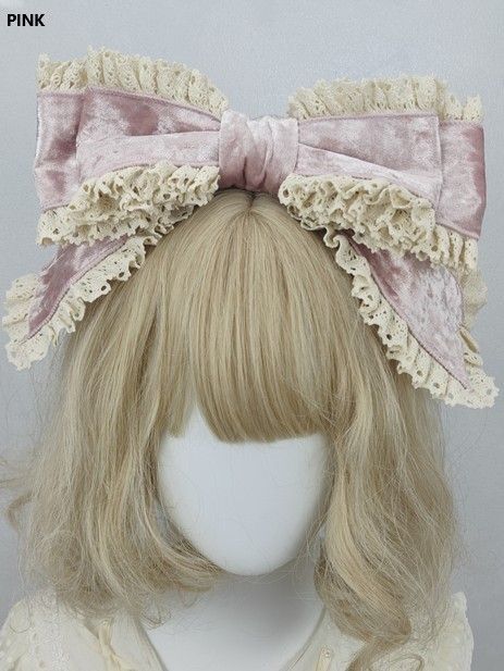 Big Trim 13 Lace Options Bow Velvet KC