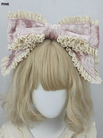 Big Trim 13 Lace Options Bow Velvet KC