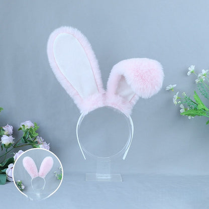 Bunny 5 Ear Faux Lolita KC Sweet Fur Colors
