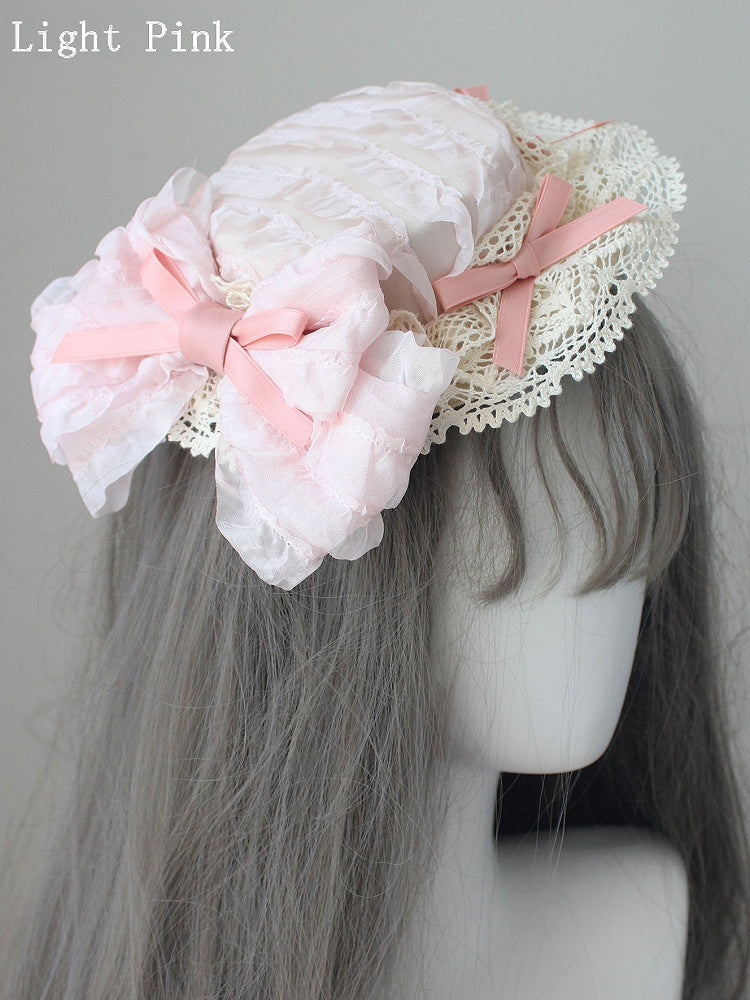 Details Trim Hat Options Lace Color 4 Bowknot Mini