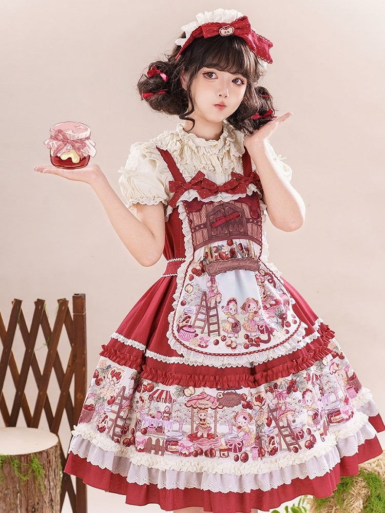 Red and White Sweet Polka Dot Headband - Honey Machine