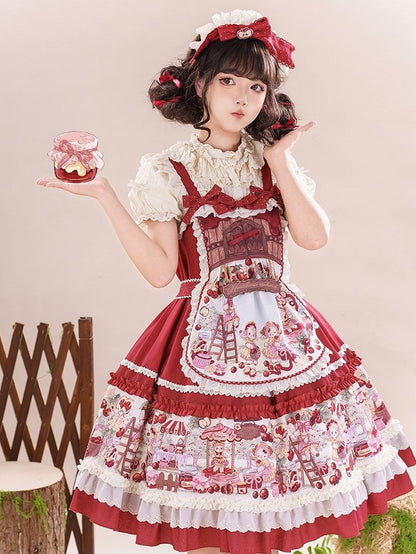 Red and White Sweet Polka Dot Headband - Honey Machine