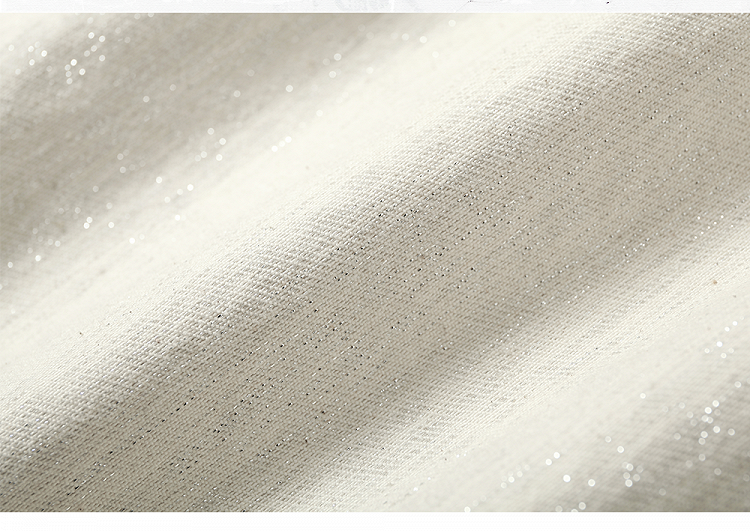 Aprikosenfarbene Distressed-Jeans mit weitem Bein und Strass