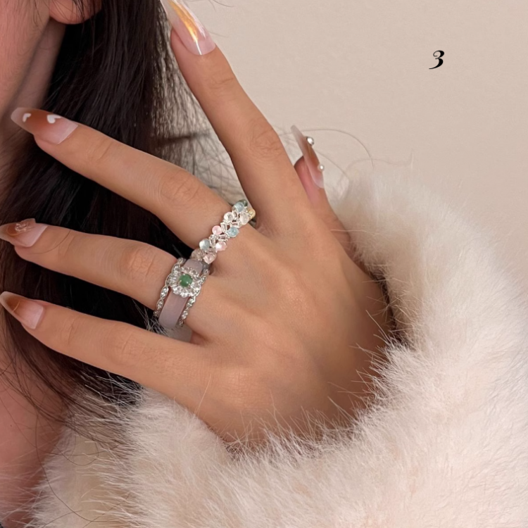 Y2K マクロン グミベア ネックレス リング ブレスレット