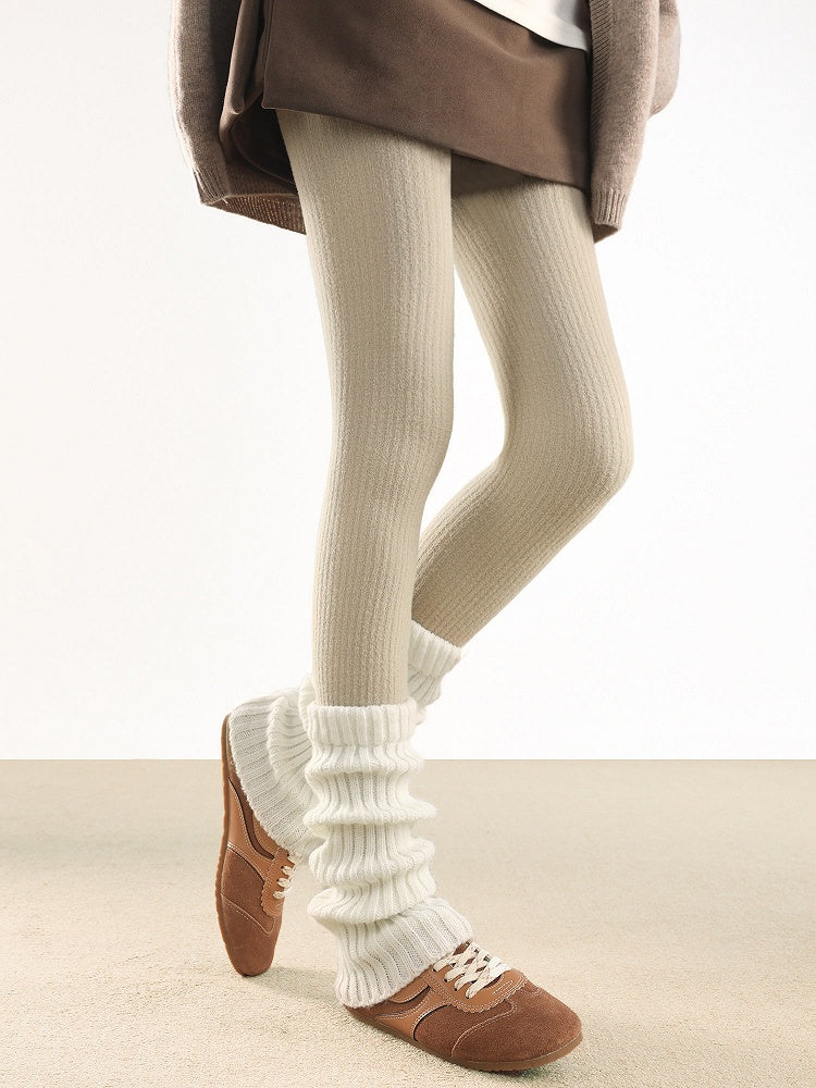 Ribbed Thermal Tights 4-Color
