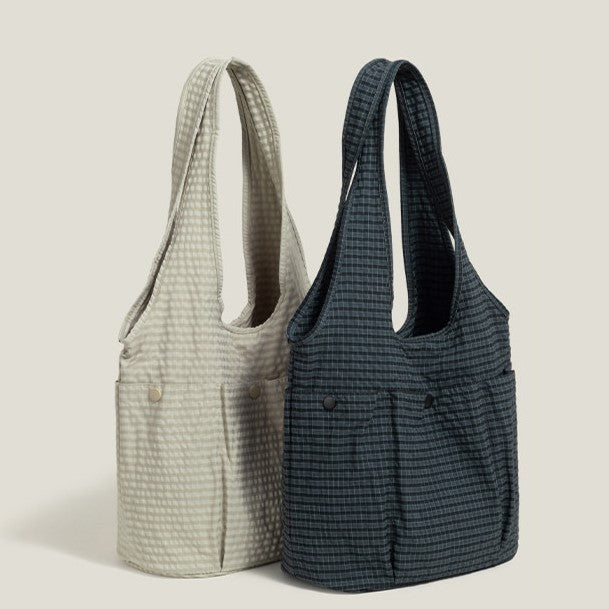 Pattern Canvas Colors 3 Plaid HandBag