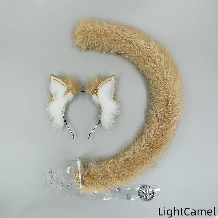 8 Faux Lolita Colors Set + - Fur Kitty KC Tail Cute