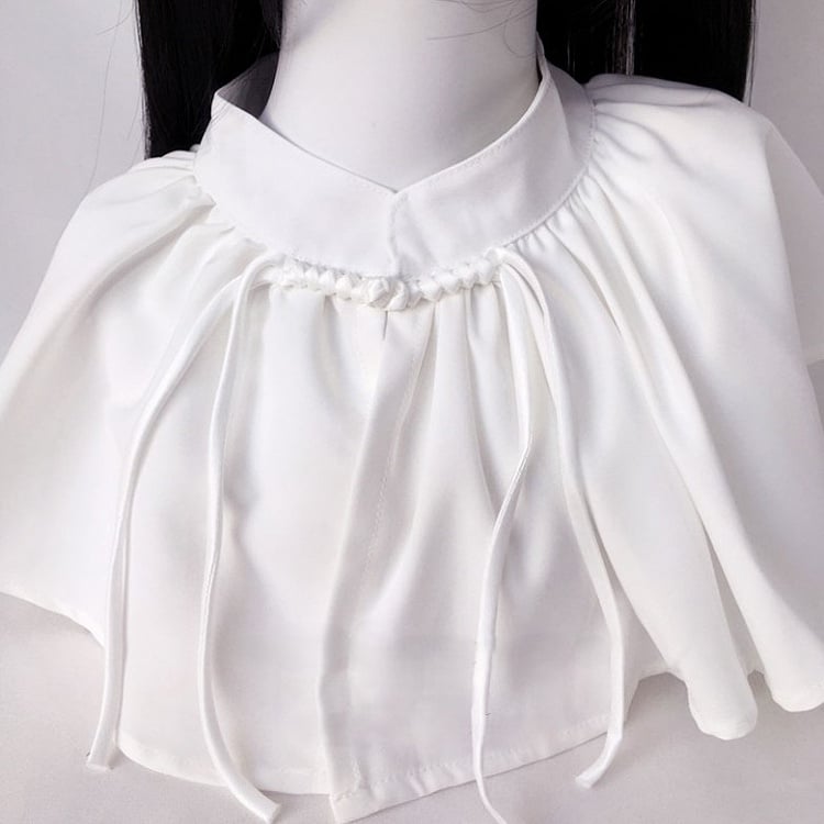 Shawl Black/White Gothic