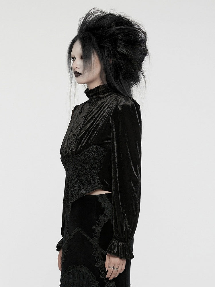 Shirt Goth Retro Black