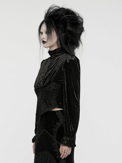 Shirt Goth Retro Black