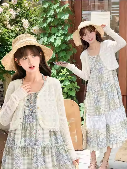 Sweet Creamy Yellow Lace Trim Cardigan