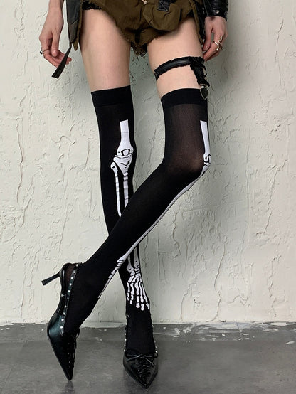 Details Bowknot Schwarz Y2K Strumpfband Rüschenbesatz