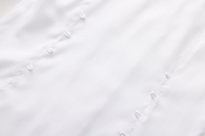 Ouji Aristocrat Lolita Jabot-Hemd im Ritterstil mit weißem Kragen