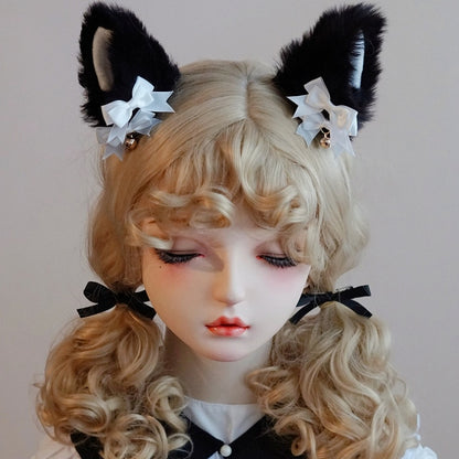 Options Details Color Hairclips Fox 4 Ear Bowknot