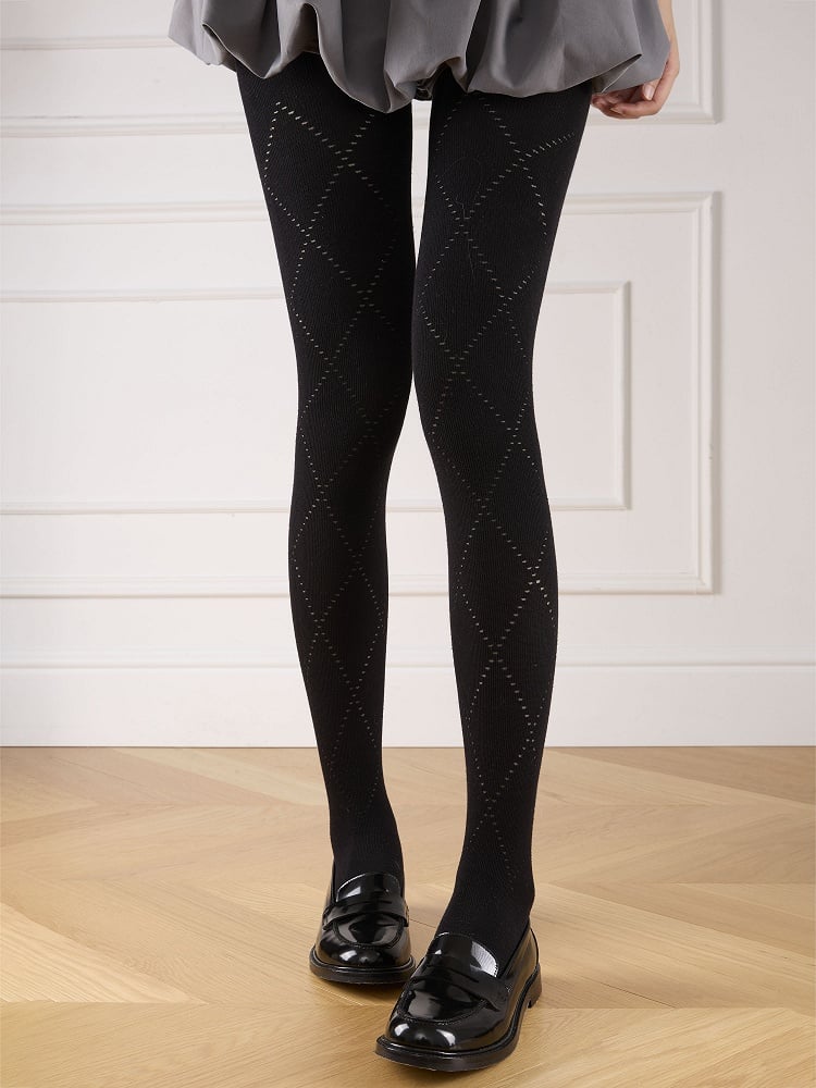 Diamond Tights Pattern 5 Colors
