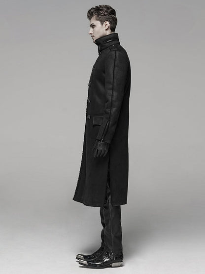 Jacket Men's Length Medium Military Black Style