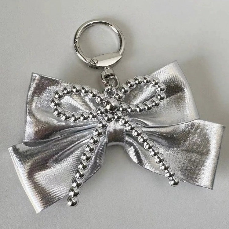 Bowknot Y2K Keychain Black/Silver/Blue/Pink
