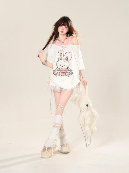 ティアードスカート ホワイト メッシュ 伸縮性ウエスト スイート