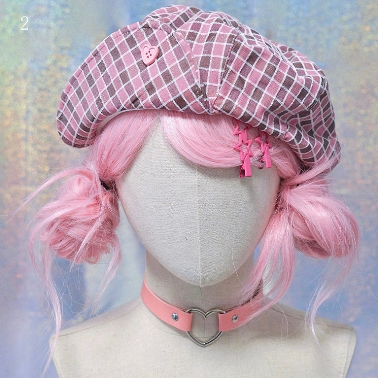 Plaid 13 Hat Pattern Options Beret
