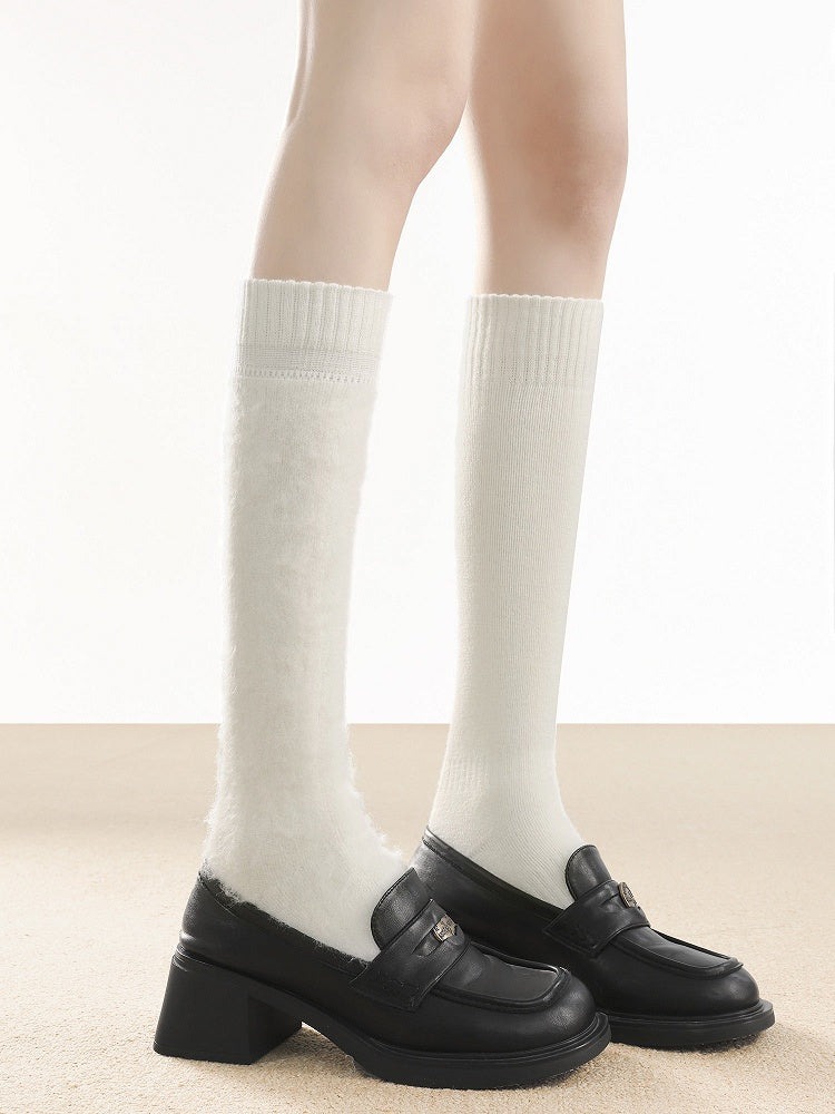 Calf Knit Socks 3-Color