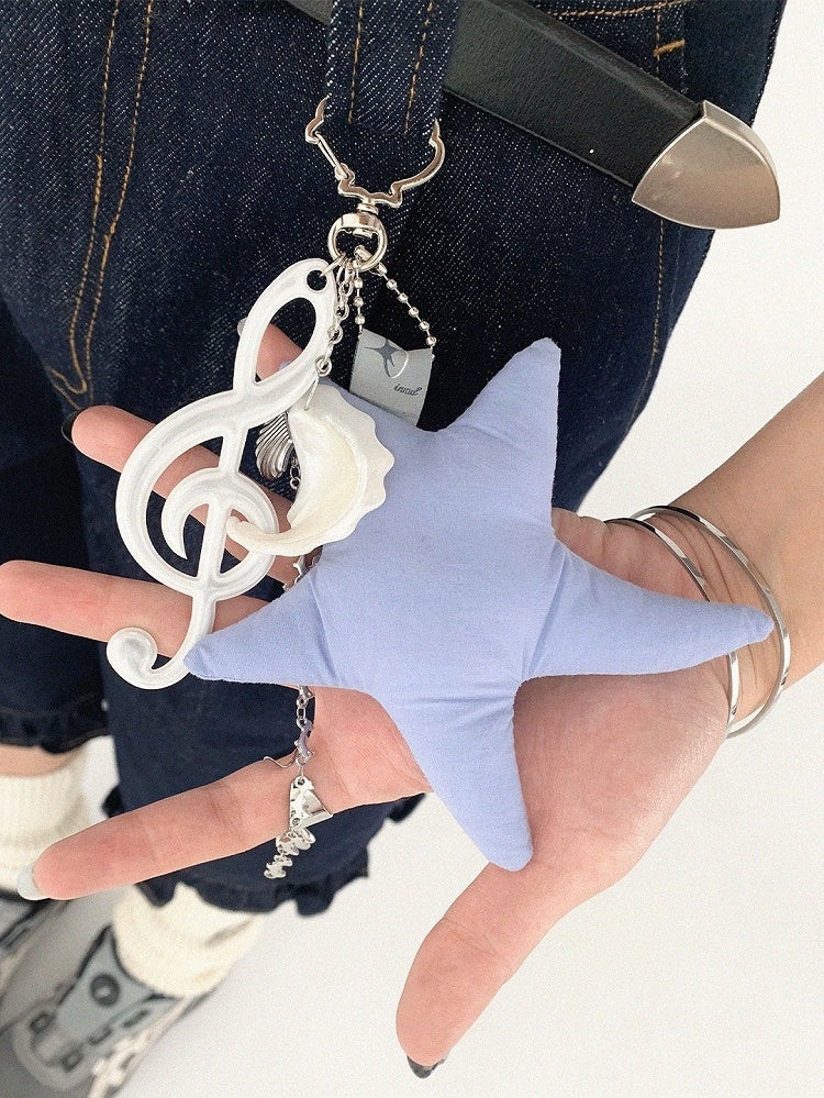 Y2K Star with Silver Necklace/Hanging Chain