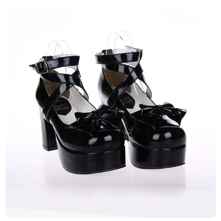 Bowknot Princess Kawaii Lolita Shoes - 35-45
