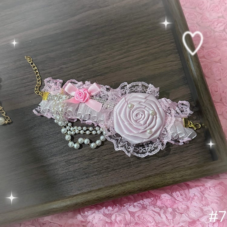 with Pink Hime Heart Fashion Sweet Gyaru Style