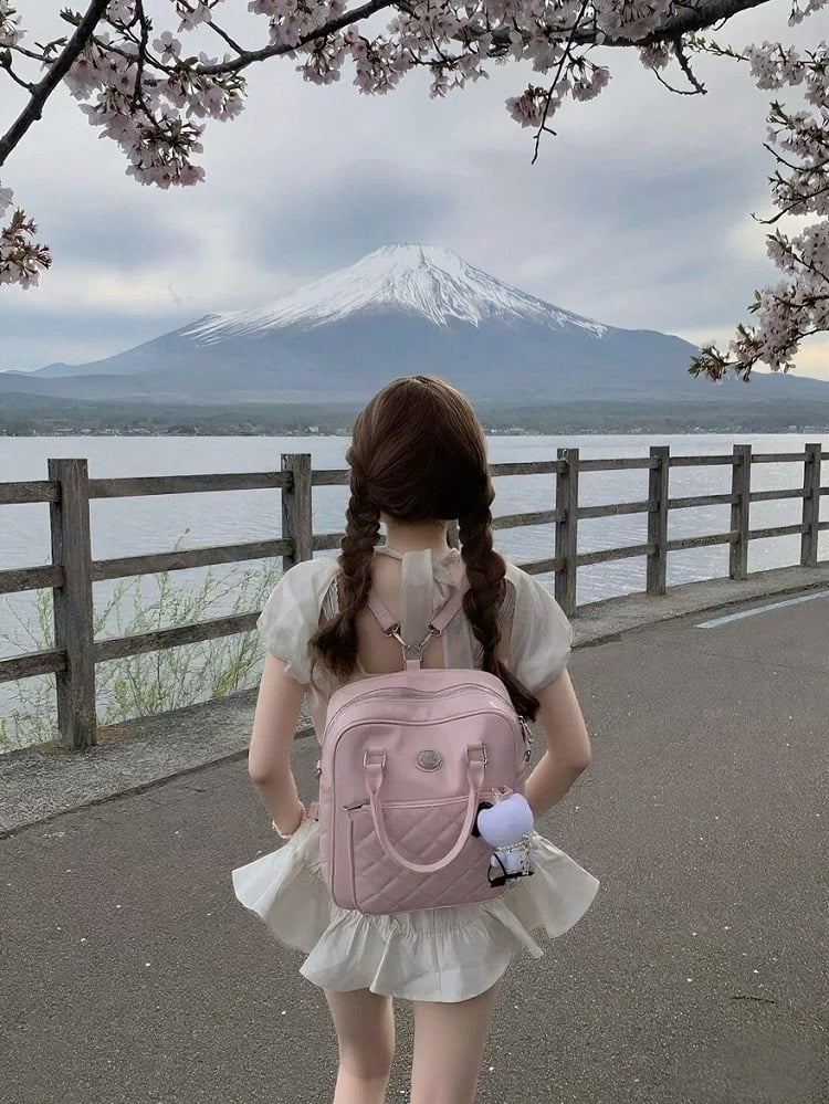 Lovely Pink Diamond Shoulder Bag - Lalacita