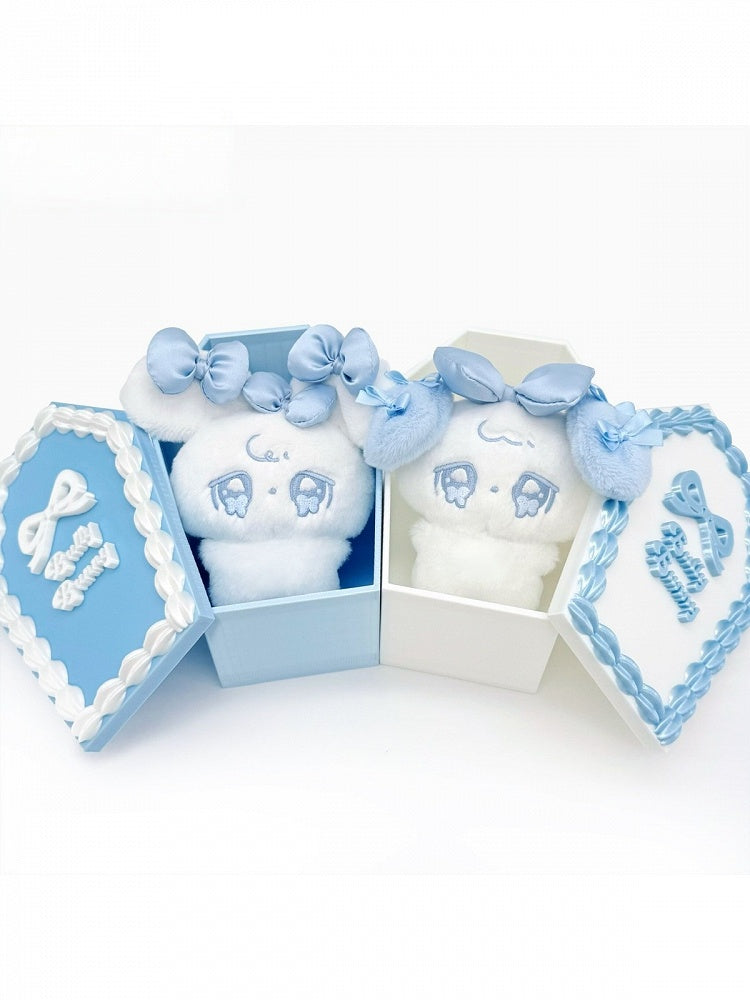 Kawaii 3D Printed Box with Bowknot Accent - Bully Bunny