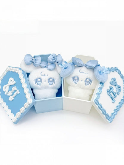 Kawaii 3D Printed Box with Bowknot Accent - Bully Bunny